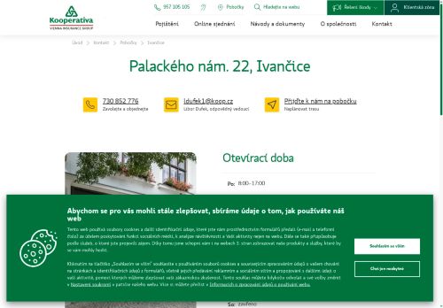 Zobrazit webové stránky Kooperativa pojišťovna, a. s.