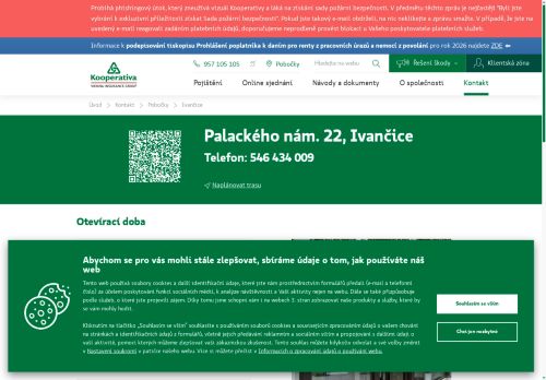 Zobrazit webové stránky Kooperativa pojišťovna, a. s.