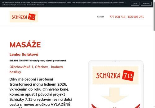 Zobrazit webové stránky Schůzka 7.13, Ořechov