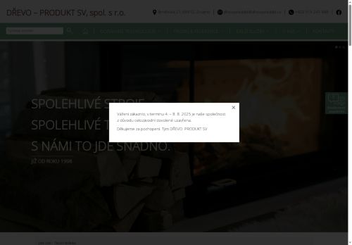 DŘEVO - PRODUKT SV, spol. s r. o. nabízí práci na pozici Servisní technik lesnicko-zemědělských strojů v obci Znojmo