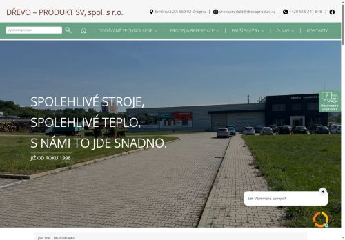 DŘEVO - PRODUKT SV, spol. s r. o. nabízí práci na pozici Servisní technik lesnicko-zemědělských strojů v obci Znojmo