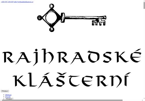 Zobrazit webové stránky Rajhradské klášterní
