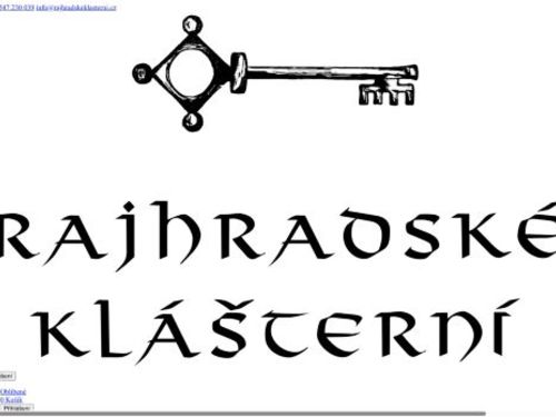 Rajhradské klášterní s.r.o. - vinné sklepy