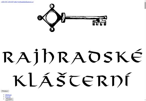 Zobrazit webové stránky Rajhradské klášterní s.r.o. - vinné sklepy