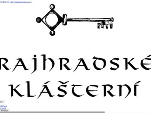 Rajhradské klášterní s.r.o. - vinné sklepy