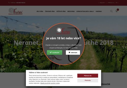 Zobrazit webové stránky Vinárna Roman Komarov