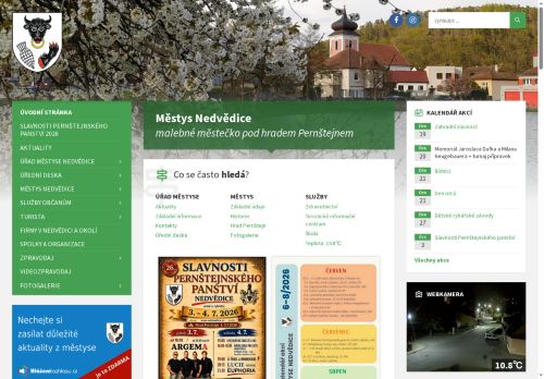 Zobrazit webové stránky Slavnosti Pernštejnského panství