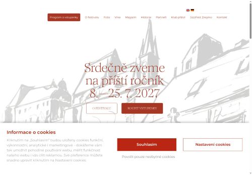 Zobrazit webové stránky Hudební festival Znojmo