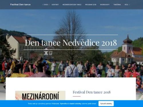 Festival Den tance v Nedvědici