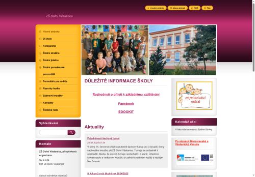 Základní škola Dolní Věstonice,okres Břeclav nabízí práci na pozici UČITEL/ UČITELKA NA 1. STUPNI ZŠ v obci Dolní Věstonice
