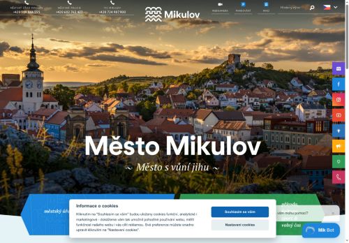 Zobrazit webové stránky Městský úřad Mikulov