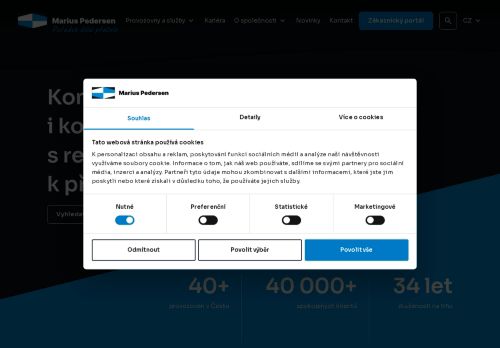 Marius Pedersen a.s. nabízí práci na pozici řidič sk.C v obci Plzeň