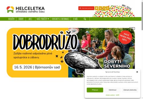 Helceletka - středisko volného času Brno, příspěvková organizace nabízí práci na pozici administrativní pracovník v obci Brno