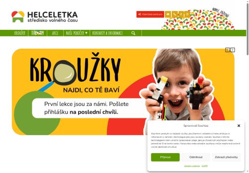 Helceletka - středisko volného času Brno, příspěvková organizace nabízí práci na pozici administrativní pracovník v obci Brno