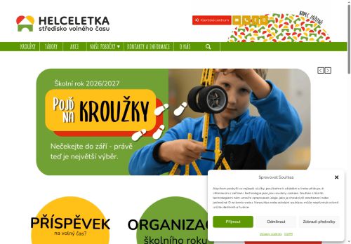 Helceletka – středisko volného času Brno, příspěvková organizace nabízí práci na pozici Uklízeč/ka v obci Veverská Bítýška