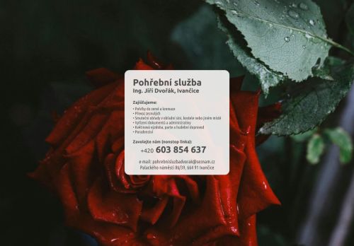 Zobrazit webové stránky Pohřební služba – Dvořák