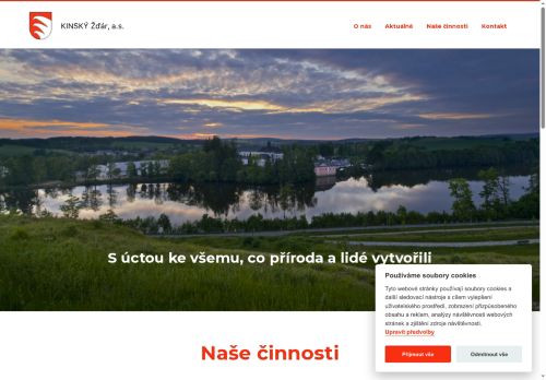 Webové stránky ZÁMEK ŽĎÁR z.s., Žďár nad Sázavou