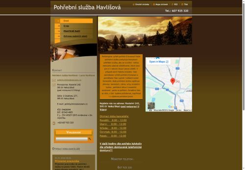 Zobrazit webové stránky Pohřební služba Havlišová