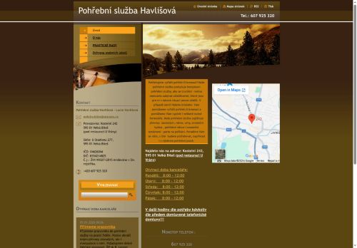 Zobrazit webové stránky Pohřební služba Havlišová
