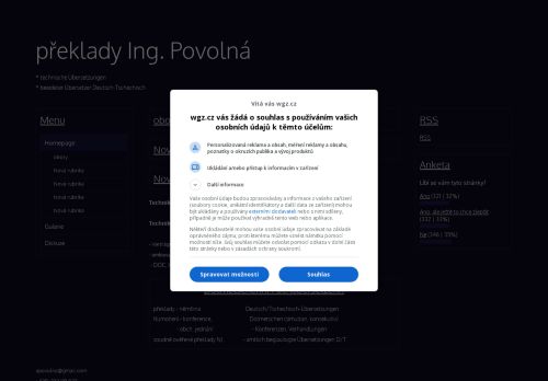 Zobrazit webové stránky Ing. Alena Povolná
