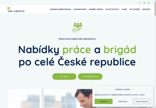 ABZAKOVO spol. s r.o. nabízí práci na pozici HR Specialista v obci Praha
