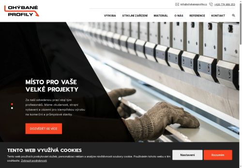 OHÝBANÉ PROFILY a.s. nabízí práci na pozici Pomocní dělníci ve výrobě (m/ž) v obci Rojetín