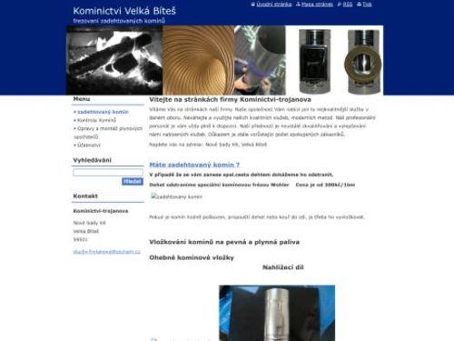 Kominictví Trojanová Velká Bíteš