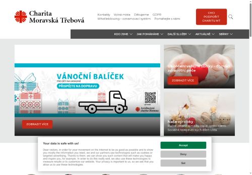 Charita Moravská Třebová nabízí práci na pozici Persolnální a projektový manažer (m/ž) v obci Moravská Třebová