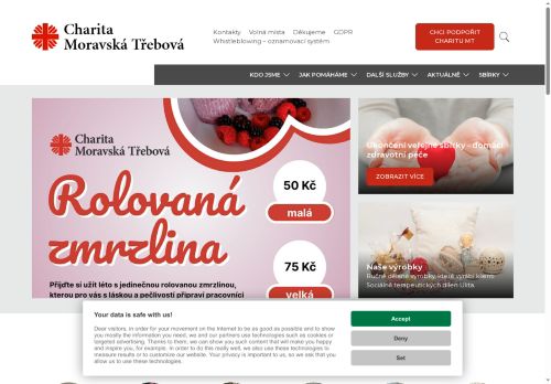 Webové stránky Speramus s.r.o., Moravská Třebová