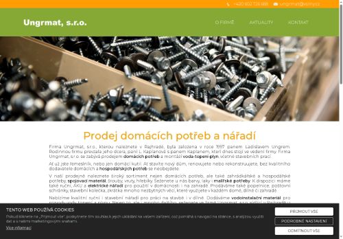 Zobrazit webové stránky Ungrmat, s.r.o.