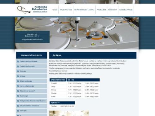 Lékárna - poliklinika