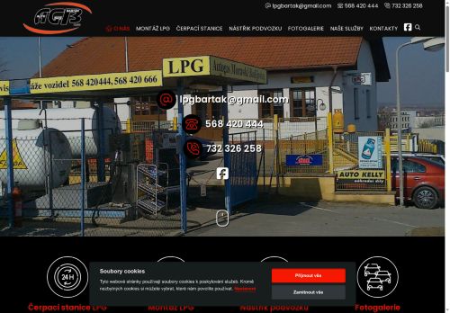 Zobrazit webové stránky Auto Gas Barták