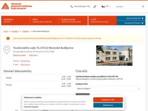VZP Moravské Budějovice