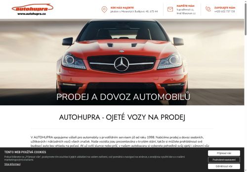 Zobrazit webové stránky AUTOHUPRA - autobazar