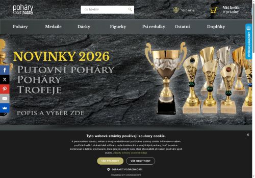 Zobrazit webové stránky Poháry Sport hobby