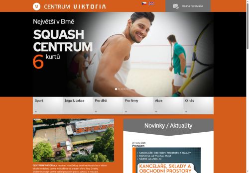 CENTRUM VIKTORIA s.r.o. nabízí práci na pozici Uklízeč/ka ve sportovním centru v obci Brno