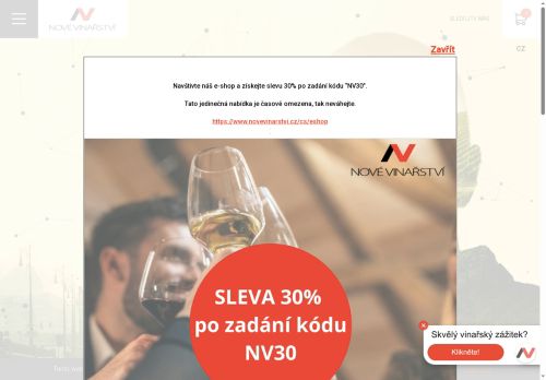 NOVÉ VINAŘSTVÍ, a.s. nabízí práci na pozici OBCHODNÍ ZÁSTUPCE/ ZÁSTUPKYNĚ PRO OBCHOD S VÍNEM v obci Drnholec
