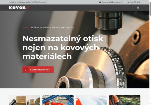 Zobrazit webové stránky Luděk Pružina - KOVOS PM