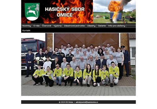 Zobrazit webové stránky Sbor dobrovolných hasičů Omice