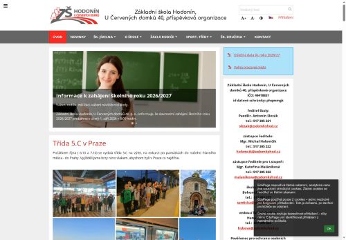 Zobrazit webové stránky Základní škola Hodonín, U Červených domků 40