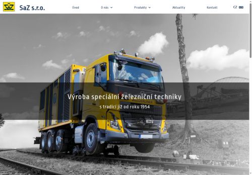 Webové stránky SaZ s.r.o., Nová Včelnice