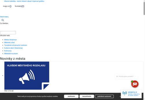 Zobrazit webové stránky Městský úřad Strážnice