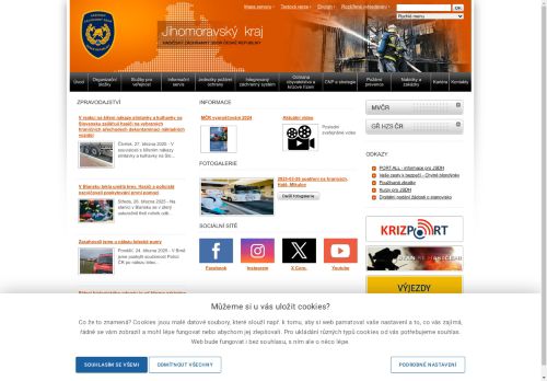 Zobrazit webové stránky Hasičský záchranný sbor Jihomoravského kraje (Moravský Krumlov)