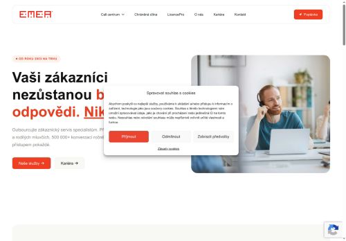 EMEA s.r.o. nabízí práci na pozici Pracovník/ce call centra v obci Hulín