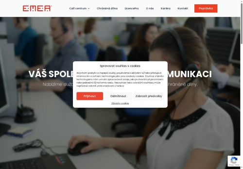 Webové stránky EMEA s.r.o., Hulín