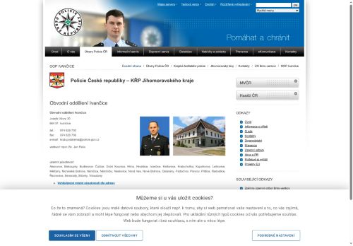 Zobrazit webové stránky Policie Ivančice