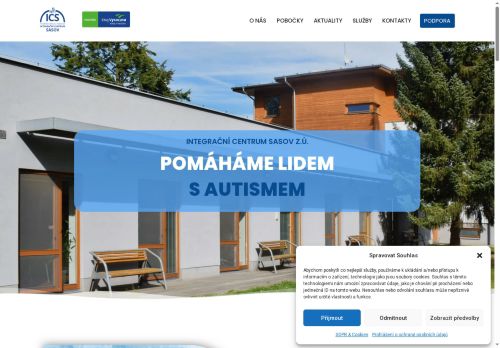 Webové stránky INTEGRAČNÍ CENTRUM SASOV z.ú., Jihlava