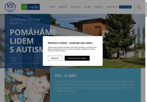 Webové stránky INTEGRAČNÍ CENTRUM SASOV z.ú., Jihlava