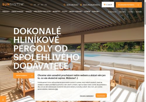 Webové stránky SUN SYSTEM s.r.o., Veselí nad Moravou