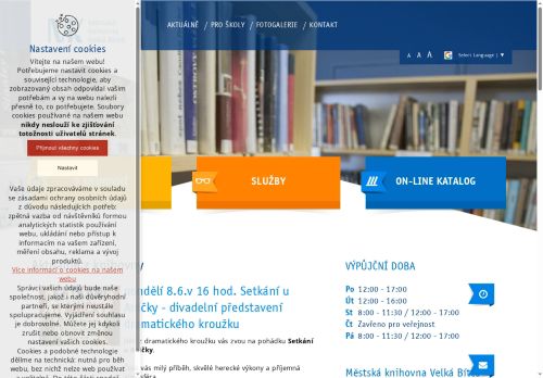 Zobrazit webové stránky Knihovna Velká Bíteš